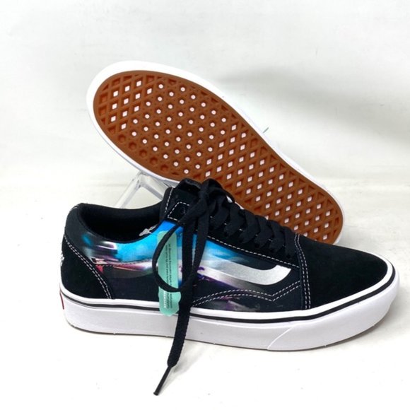 VANS Old Skool ComfyCush Formula 66 Shoe Low Skate Suede Black Women VN0A5DYCBM8 - Picture 7 of 9